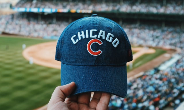 A Chicago Cubs baseball cap. 
